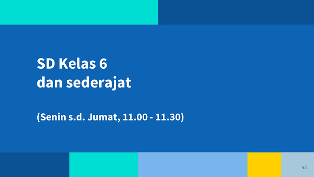 Panduan Belajar Dari Rumah Minggu Ke 5 (BDR) 1 - 5 Januari 2021 Di Televisi Republik Indonesia (TVRI) Untuk Jenjang Pendidikan PAUD Dan Sekolah Dasar (SD)