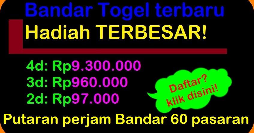 Pendaftaran Bandar Togel SD SGP HK WLA All Market