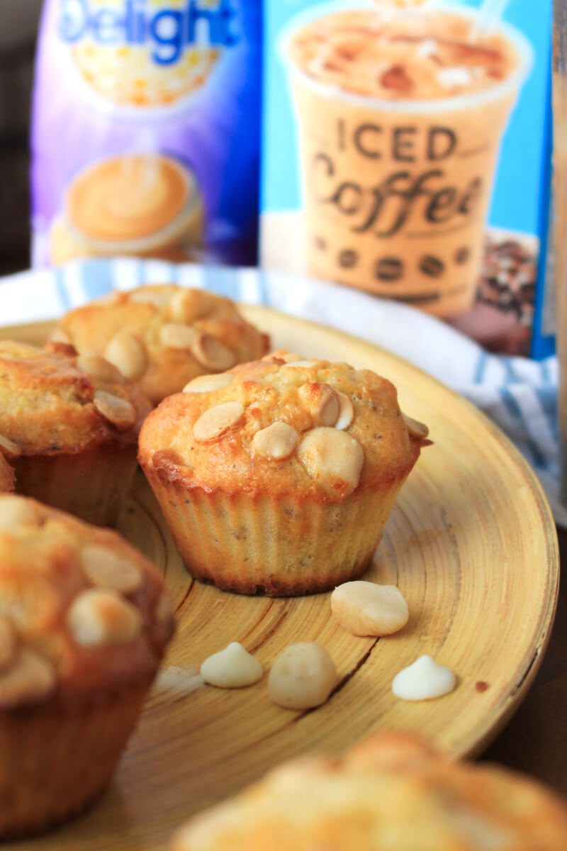 White Chocolate Macadamia Nut Muffins | The Two Bite Club