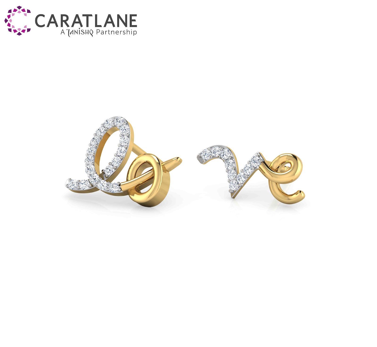 CARATLANE A TANISHQ Partnership Latest Light Weight Diamond Stud Earrings  With Price/Tops Earrings - YouTube