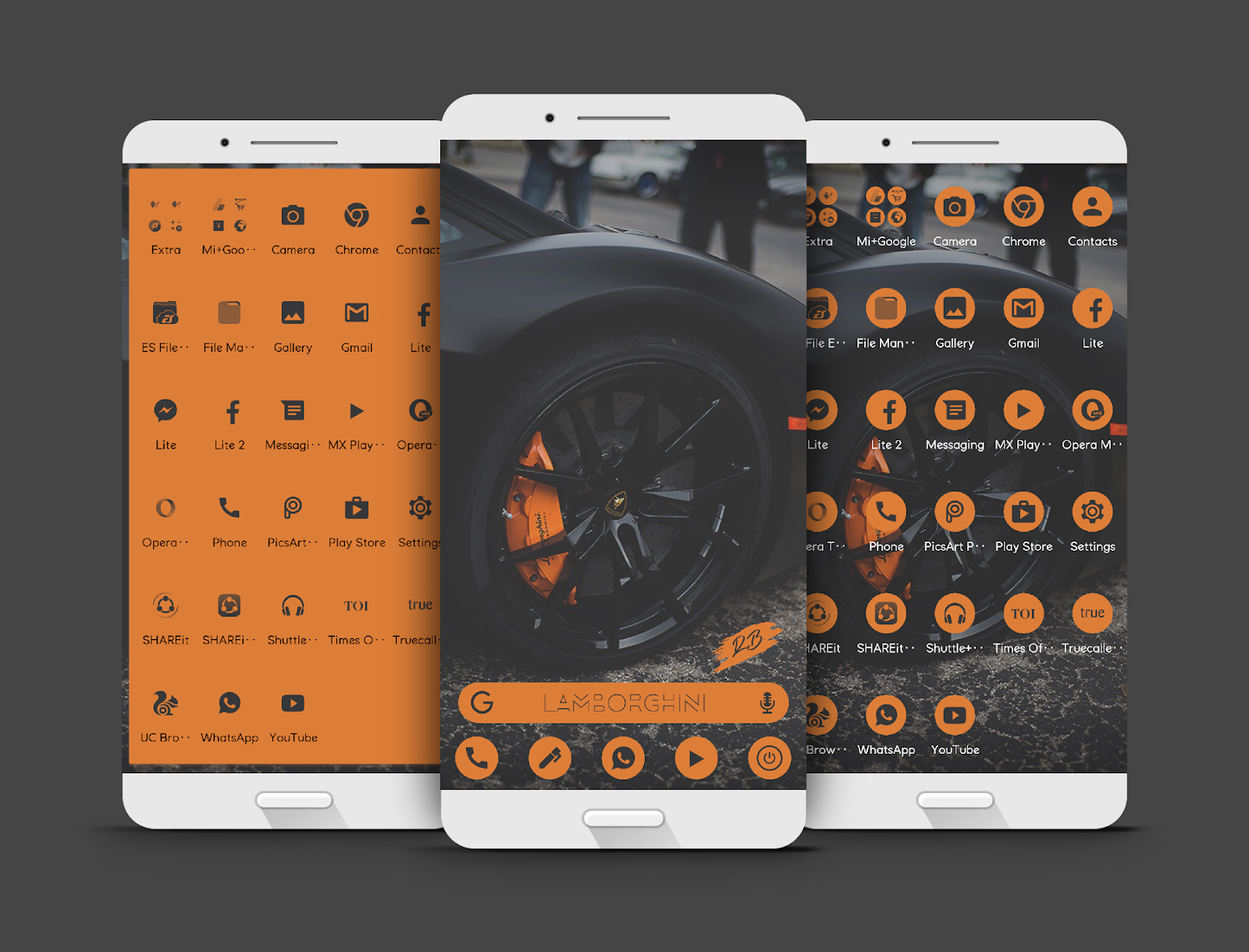 Faded Orange Lambo Gbwhatsapp Rbwhatsapp Custom Themes By Rb Rb Mods