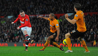 Man+Utd+Wolves+Wayne+Rooney+shot