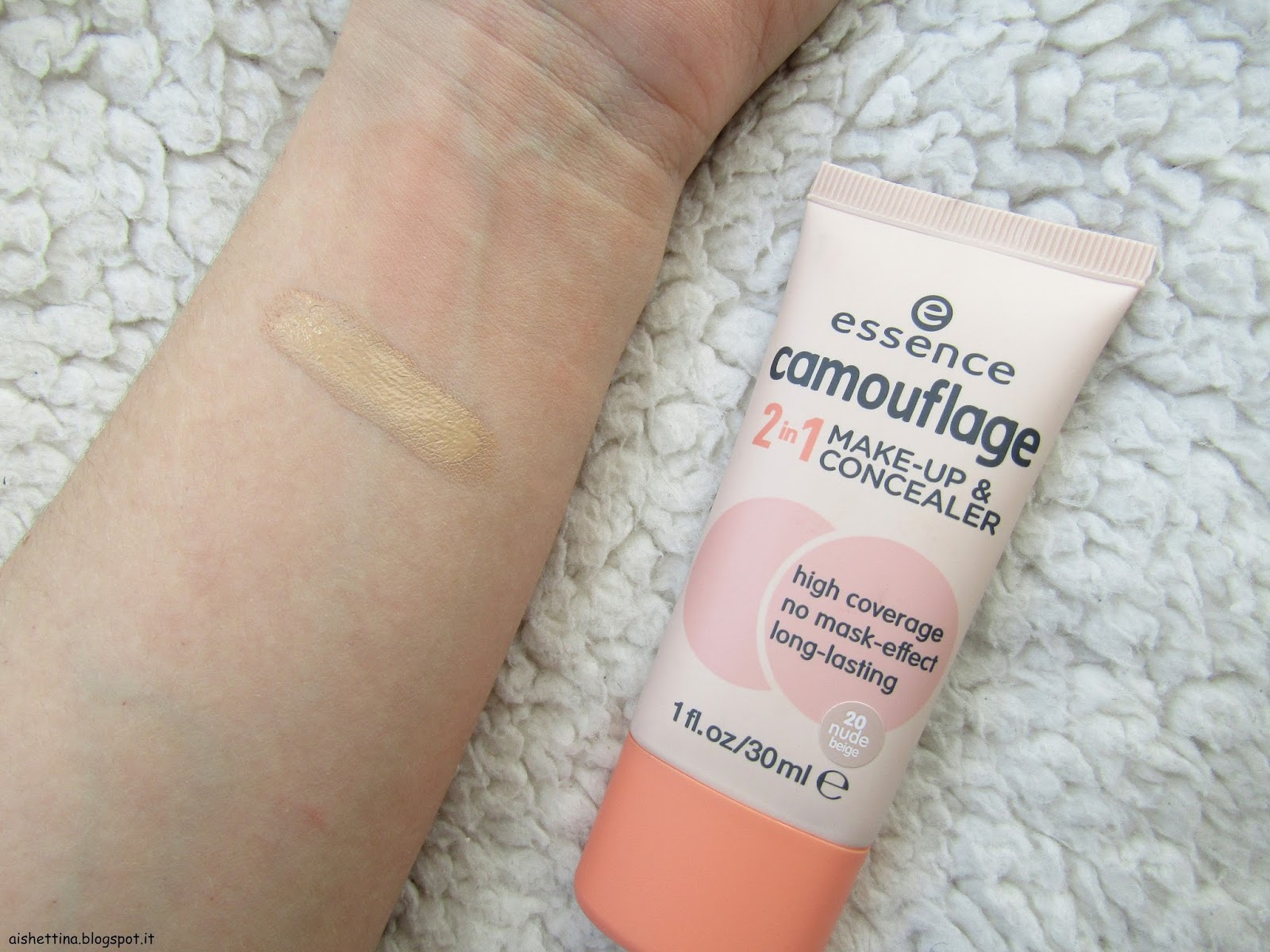 REVIEW Essence camouflage 2 in 1 makeup & concealer