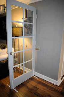 How to create a nook in a small area; french door divider