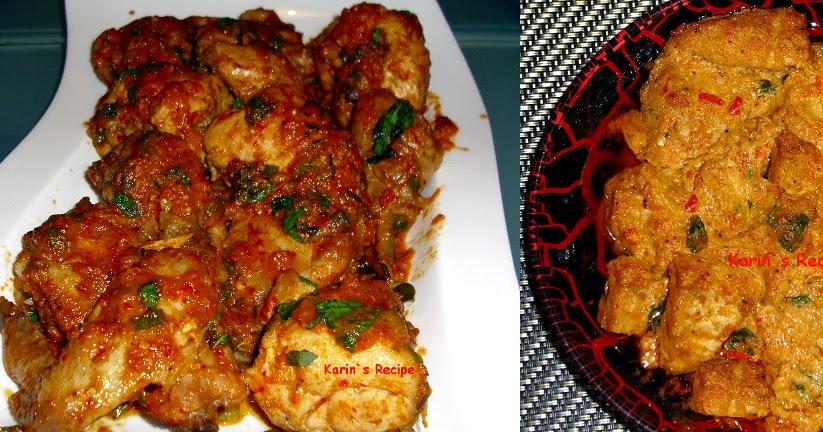 Karin's Recipe: Ayam/Babi Rica Rica (Manadonese Spicy 