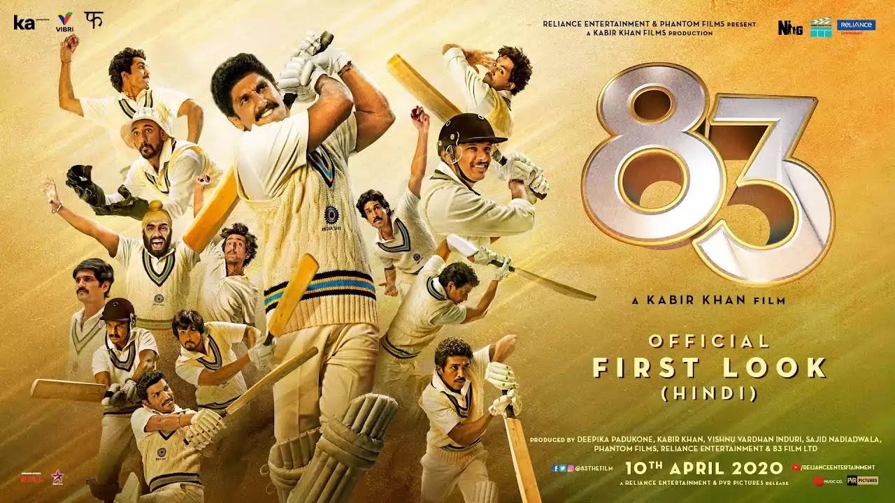 83 Bollywood Movie 2020 Poster | 83 (1983) Movie Trailer, Release Date 83 Bollywood Movie 2020 Poster | 83 (1983) Movie Trailer, Release Date