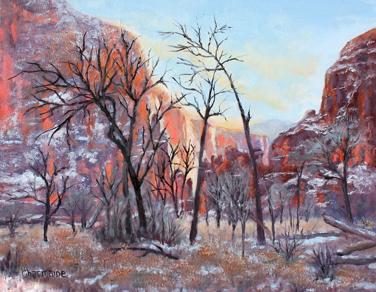 New Year's Afternoon in Zion