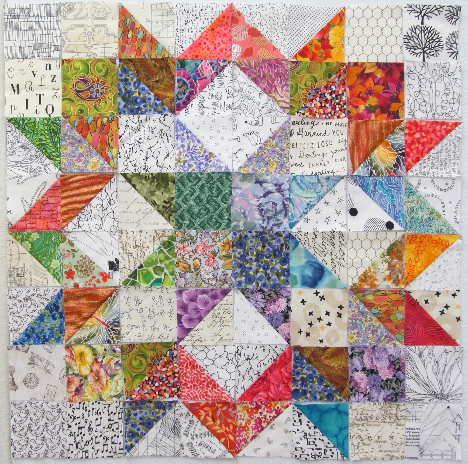 quilts made with triangles