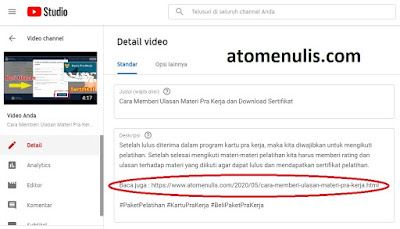 Trik Blog dan Youtube Sama-Sama Menghasilkan Secara Bersamaan