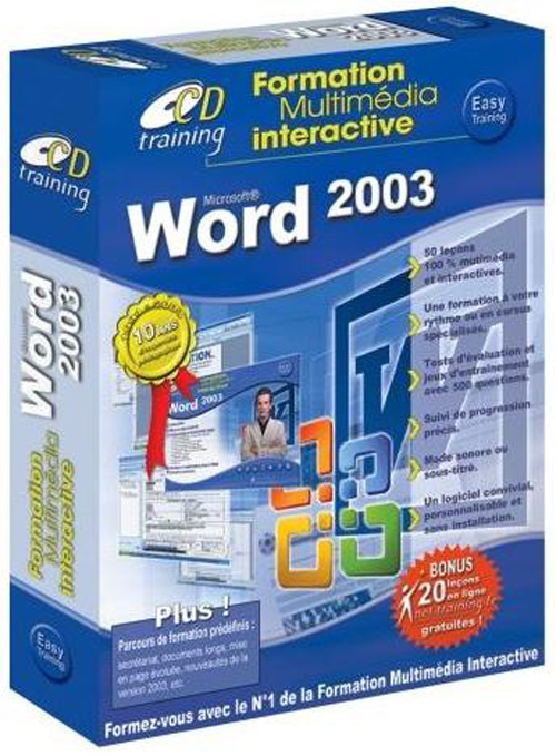 Formation Logiciels Livres Formation à Word 2003 Multimédia Interactive
