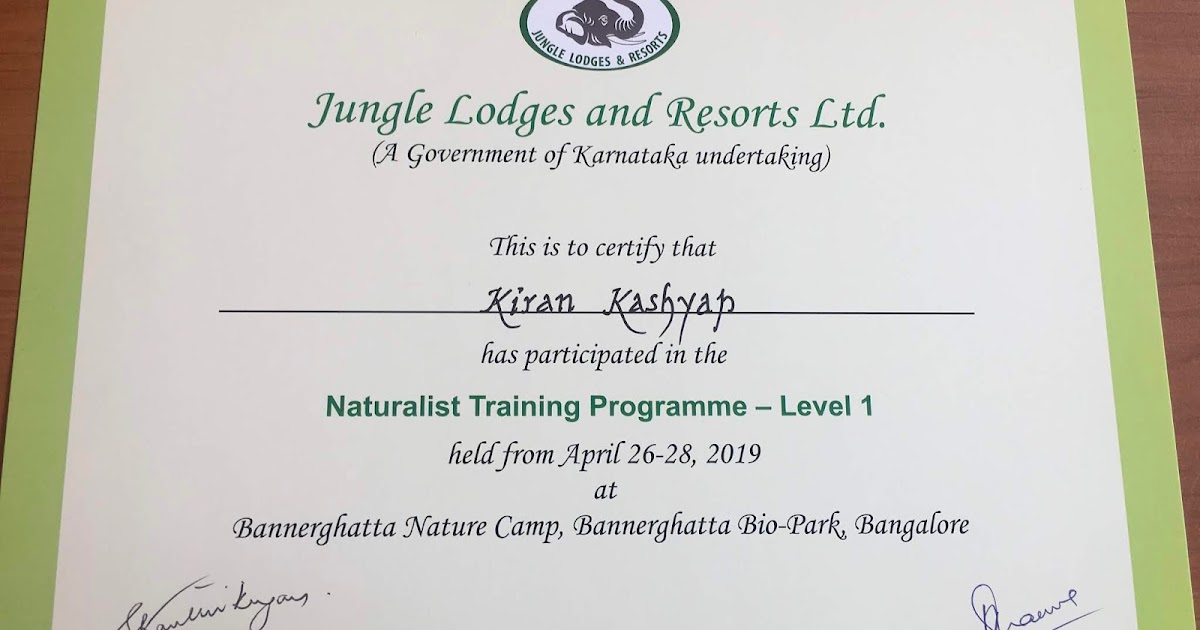 Naturalist Training Program....Why?