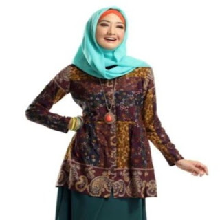 baju batik wanita muslim
