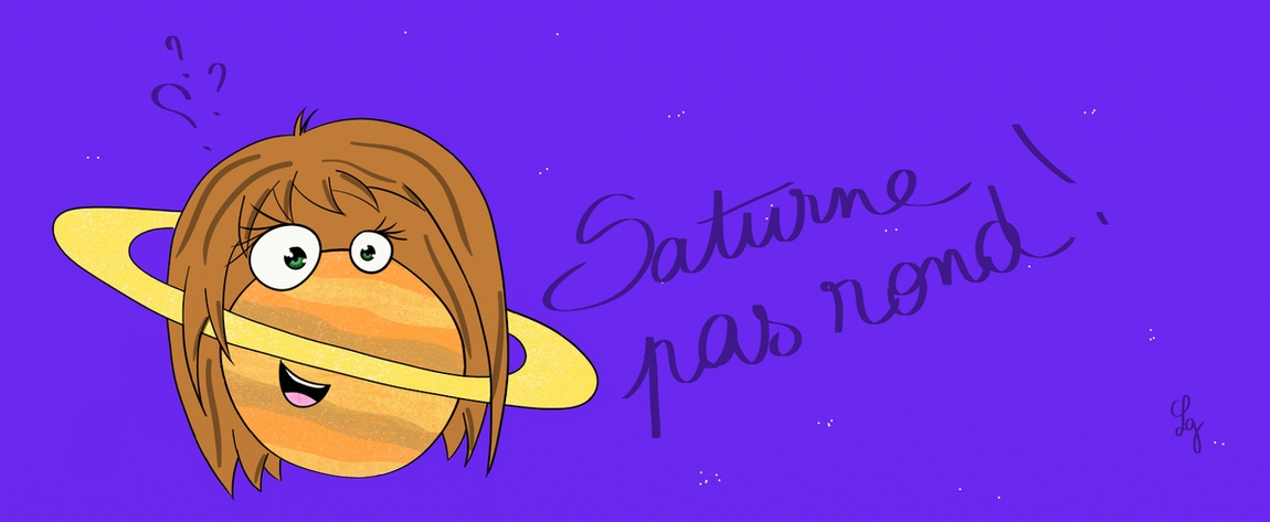 Saturne pas rond !