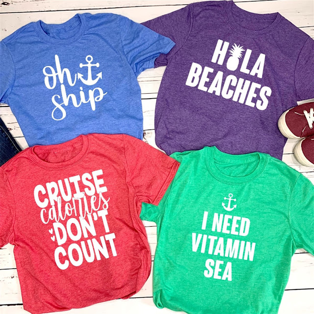 Confessions of a Frugal Mind: Cruise Vacation Themed Graphic Tees $14.99