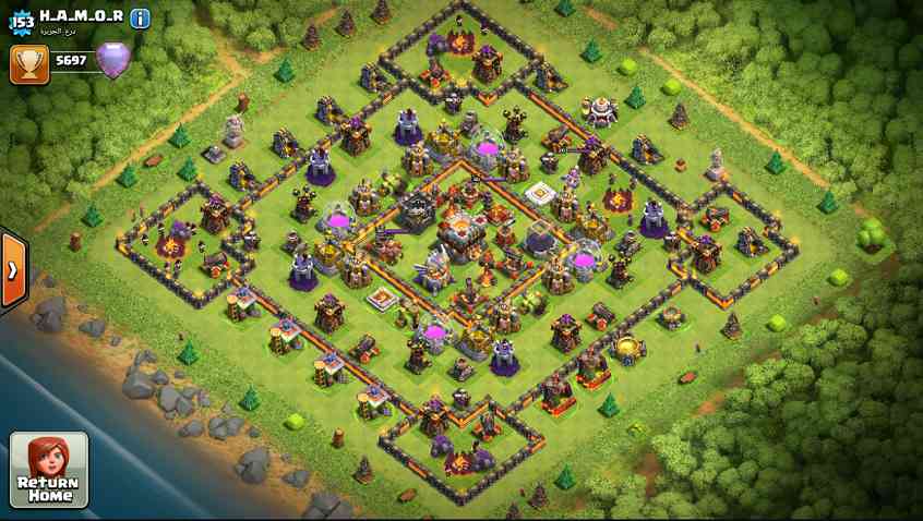 clash of clans base layout