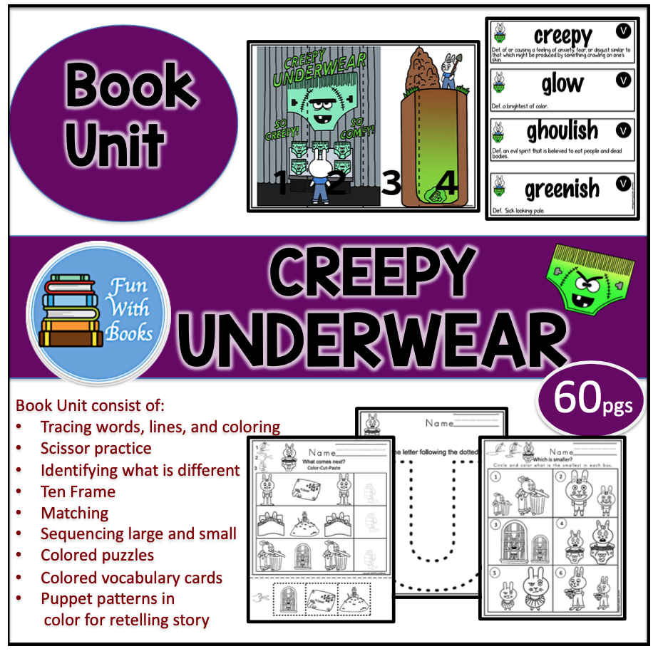 CREEPY UNDERWEAR! BOOK UNIT Book Units by Lynn