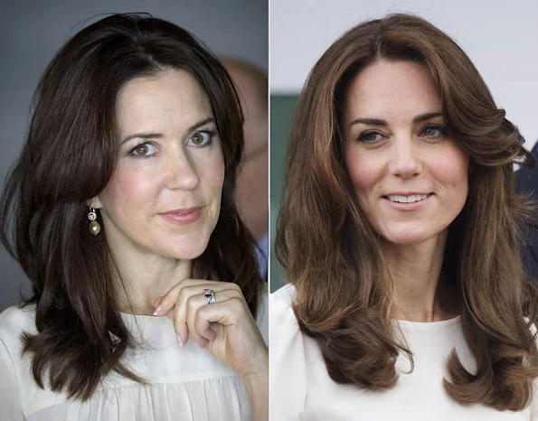 Chanel director Karl Lagerfeld presciently dubbed the willowy brunettes “royal sisters” even before Kate Middleton got married Prince William in 2011. Danish Crown Princess Mary and Kate Middleton