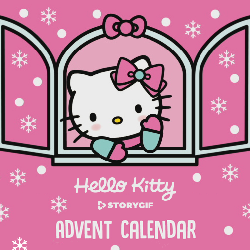 Barefoot And Loving It Hello Kitty StoryGIF Advent Calendar