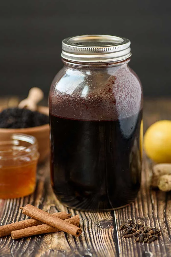 Instant Pot Elderberry Syrup With Dried Elderberries Koti Beth