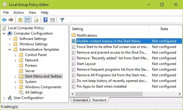 How to Disable Context Menu in Windows 10-1 Start Menu How to Disable Context Menu in Windows 10-1 Start Menu
