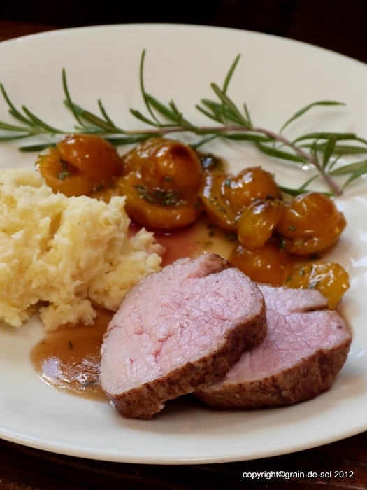 Ohne Kochduell - Kalbsfilet mit Rosmarin-Mirabellen | Salzkorn – meine ... Ohne Kochduell - Kalbsfilet mit Rosmarin-Mirabellen | Salzkorn – meine ...