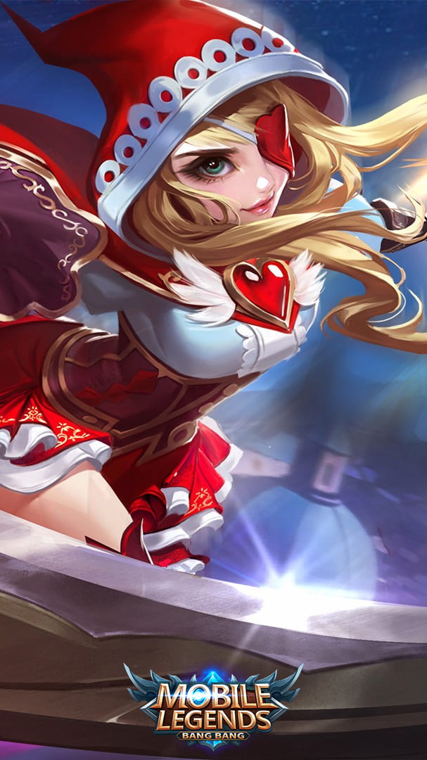 Wallpaper Ruby Little Red Hood Skin Mobile Legends HD for Android and iOS