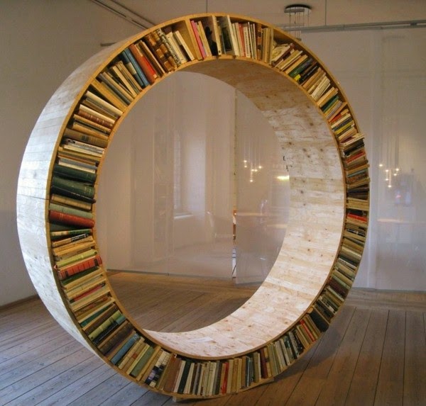 Practical bookcase for home