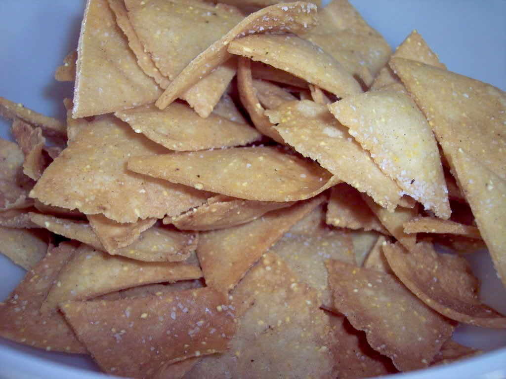 Things wot I Made Then Ate Masa harina to tortilla chips