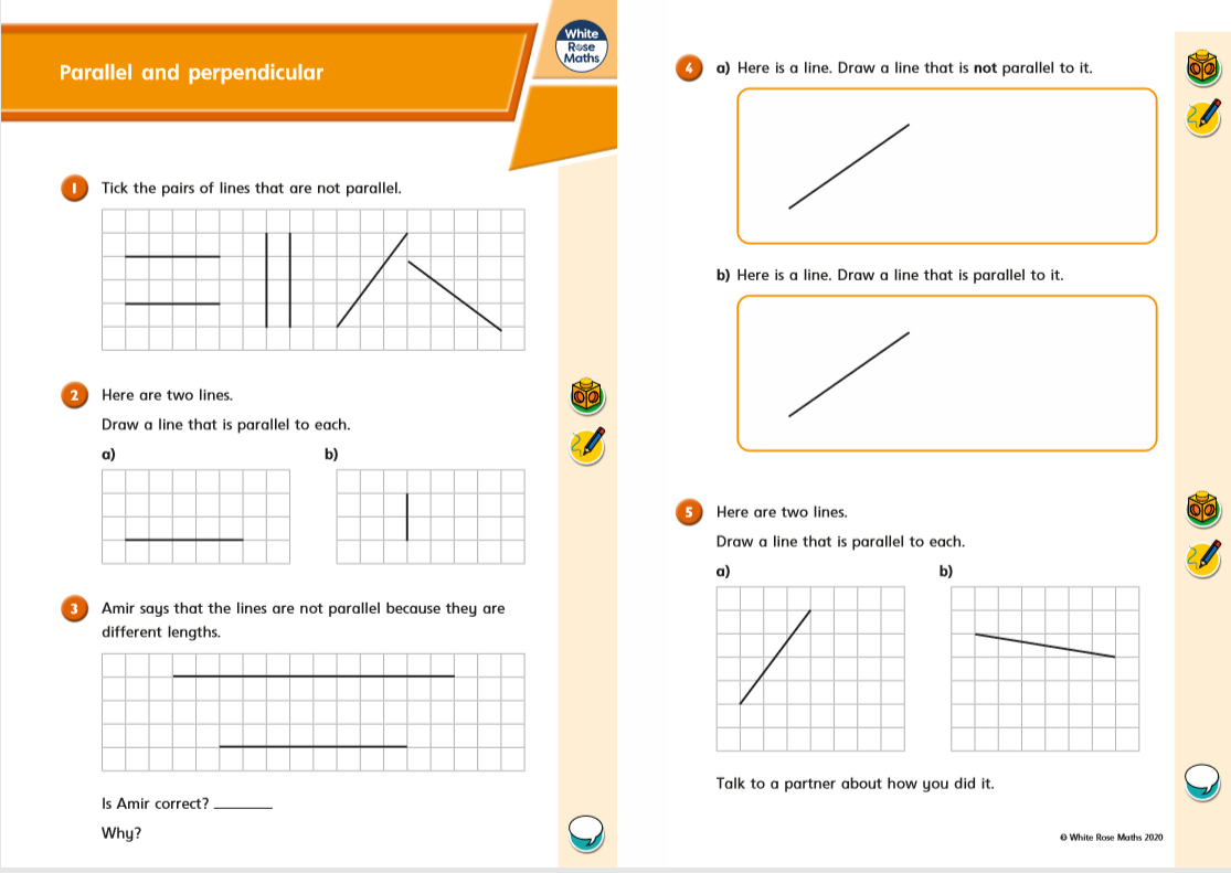 Year 3: Friday 26th June - Maths (Parallel and Perpendicular)