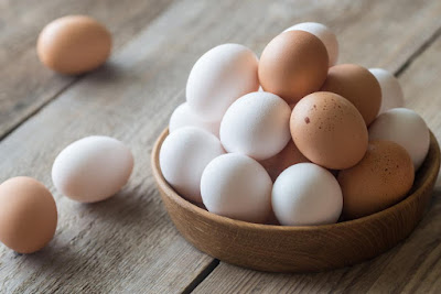 Eggs for healing the wound faster