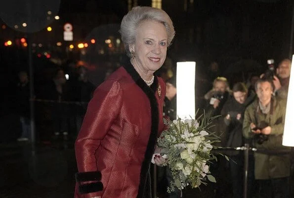 Princess Benedikte of Denmark, Prime Minister Mette Frederiksen, Minister President Daniel Guenther and his wife Anke Guenther