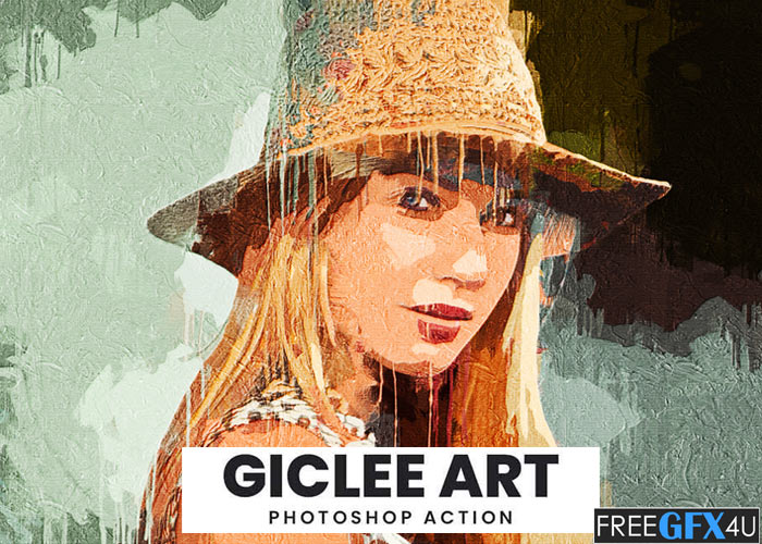 Giclee Art Photoshop Action