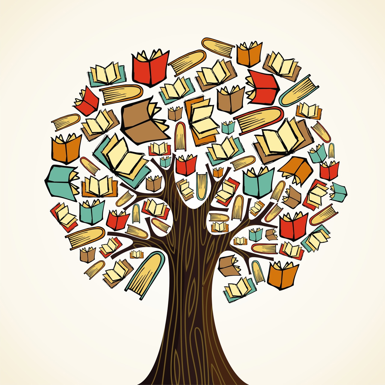Дерево с книжками