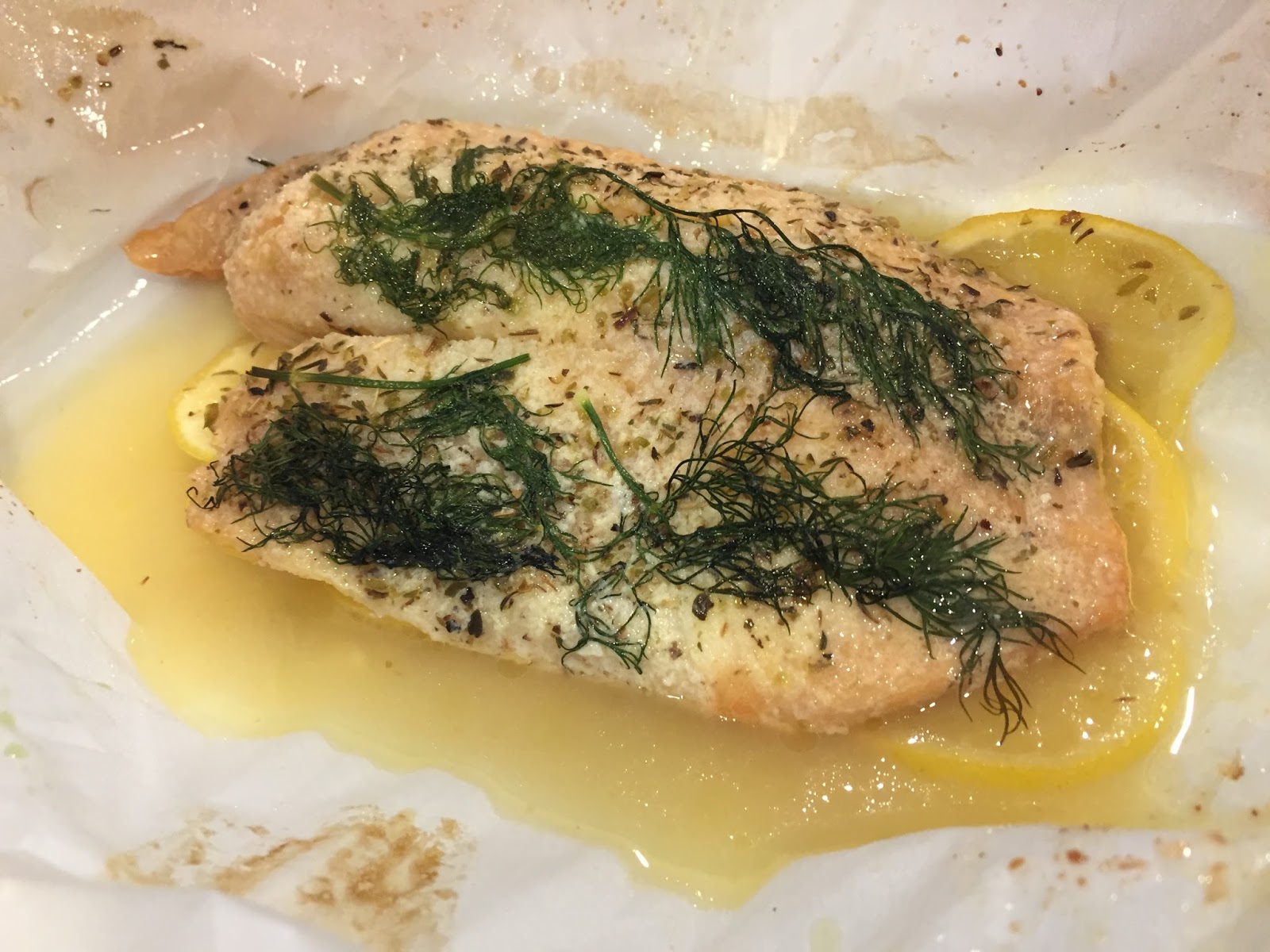 Hold the onion Tilapia in Parchment Paper