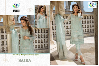 R9 Designer Saira Georgette Pakistani Suits Collection