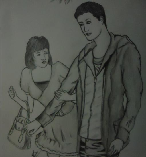 Pencil Sketches & Painting : love sketches