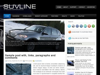 SuvLine-blogger-template