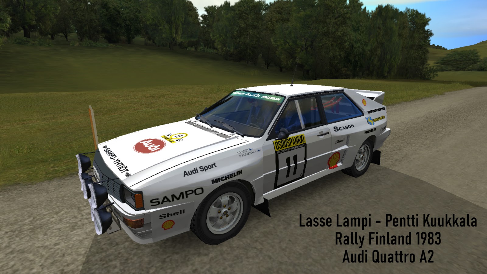 Audi Quattro - Lasse Lampi - Rally Finland 1983