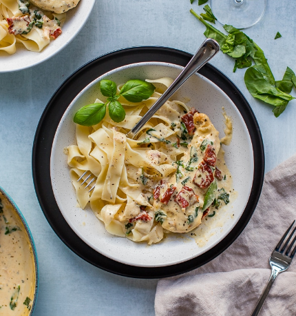 Creamy Tuscan Chicken With Spinach And Sun-Dried Tomatoes Creamy Tuscan Chicken With Spinach And Sun-Dried Tomatoes