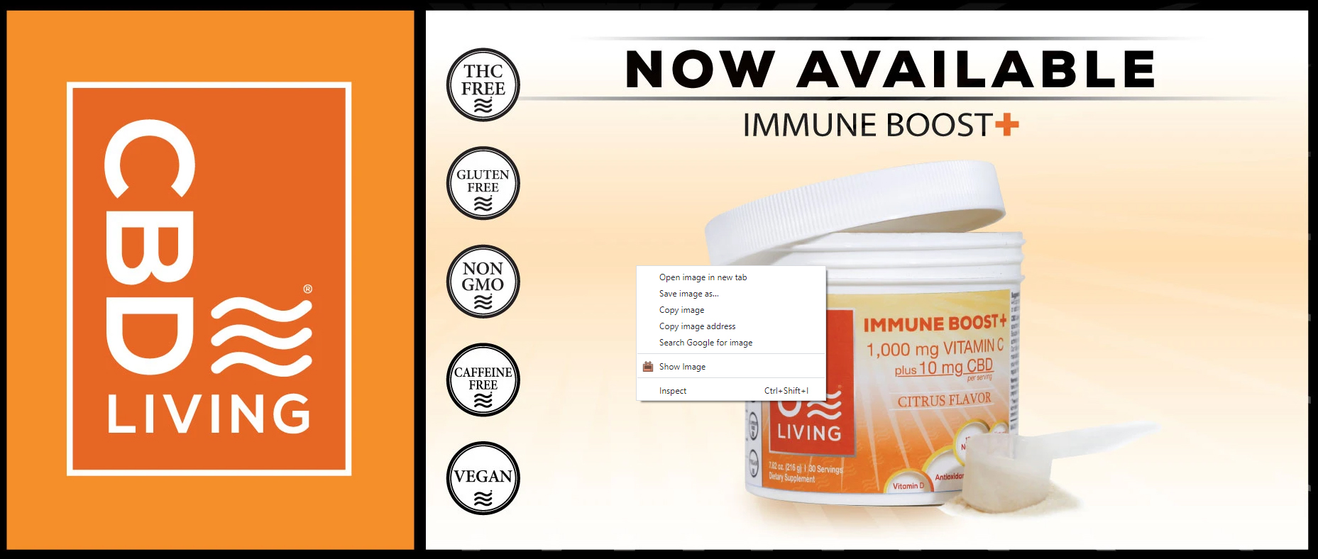 CBD Living Immune Boost Parvez ADS