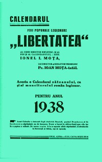 CALENDARUL LIBERTATEA - 1938 - Diverse imagini