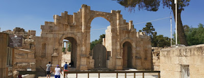 Puerta Sur de Jerash. Jordania.