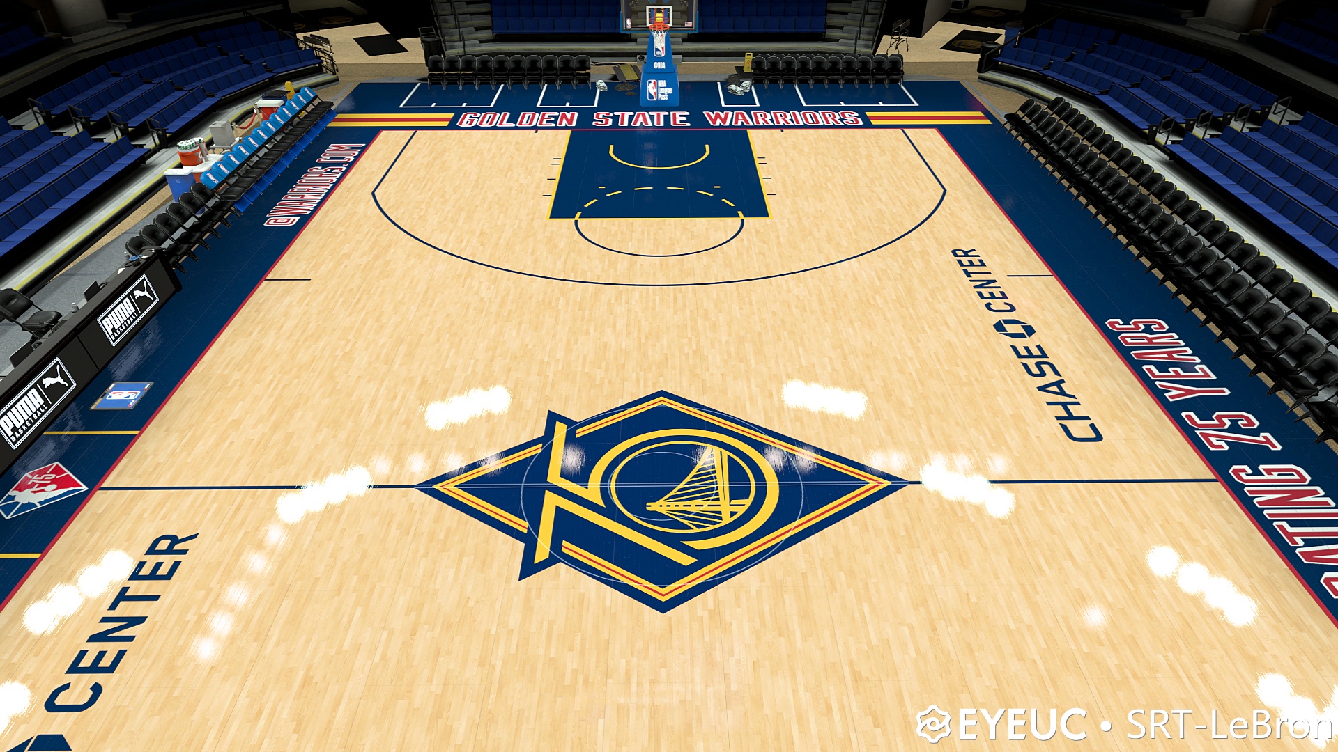NBA 2K21 Golden State Warriors 75th Anniversary Special Jersey by Igo Inge  - Shuajota: NBA 2K24 Mods, Rosters & Cyberfaces