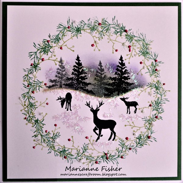 Hobbycraft - Winter Woodland Gold Glitter Foam Reindeer Stickers.