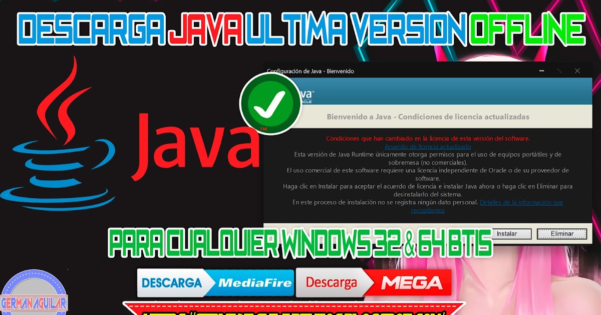 Descargar Java 64 Bits Para Windows 7 Actualizado Noviembre 2022 Ultima