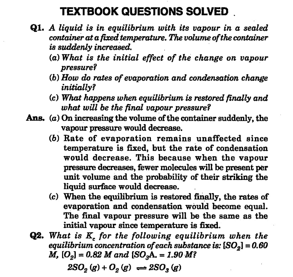 Equilibrium class 11 chemistry Studypur