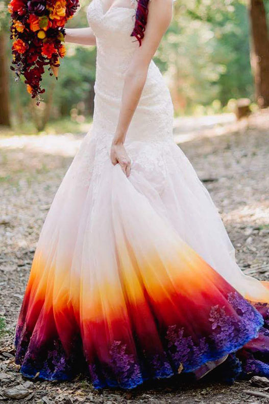 vestido teñido