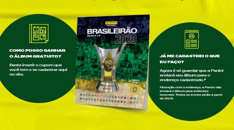 Brindes Gratis A Panini Separou Um Album De Figurinhas Do Brasileirao 2020 Para Voce Dicas Exclusivas