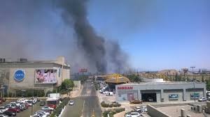 incendio de bodega en la Región metropolitana