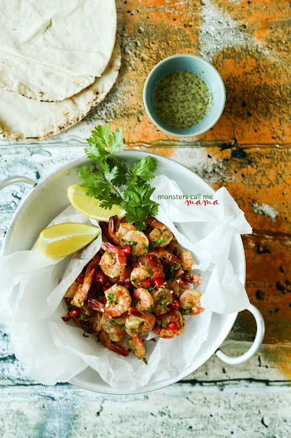 hot and spicy shrimps